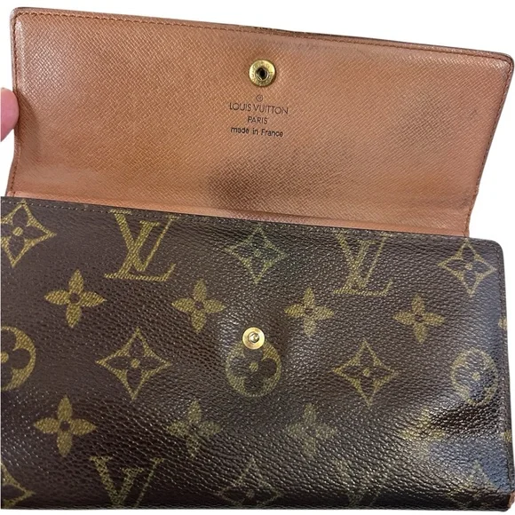 Louis Vuitton Monogram Brown Long Snap Wallet - Picture 4 of 12